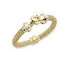 Sapphire and Diamond Accent Bangle Bracelet